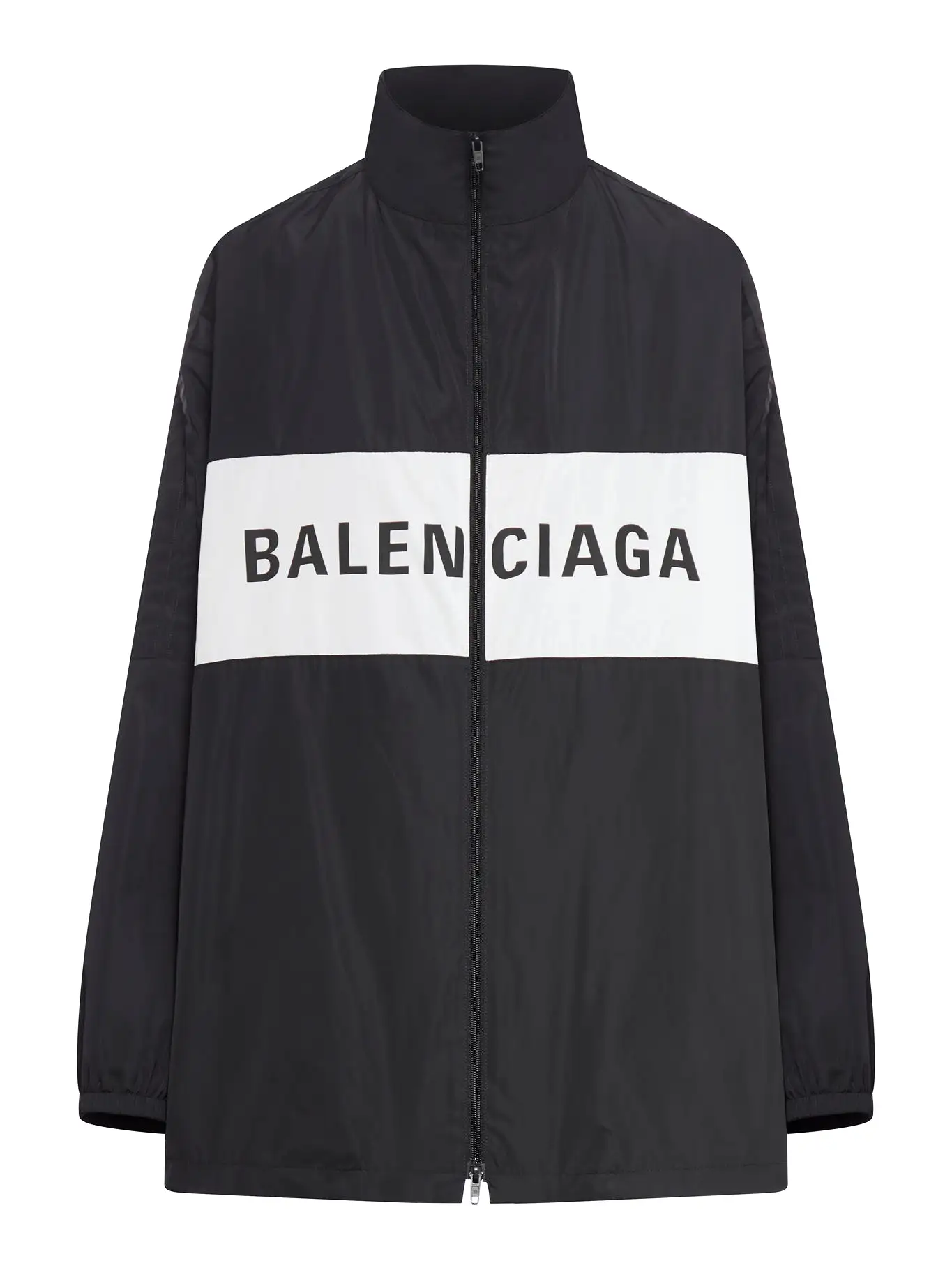 TECHNICAL MICRO FAILLE JACKET WITH LOGO PRINT