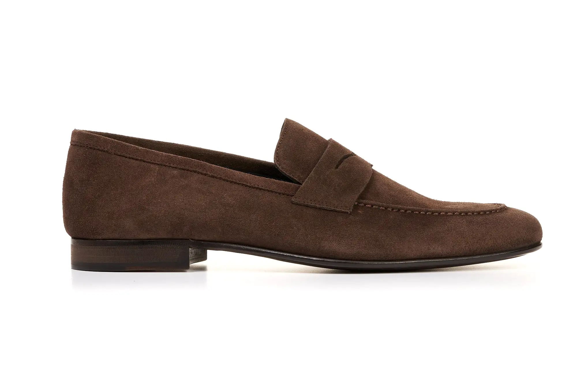 The Edward Penny Loafer - Dark Brown Suede