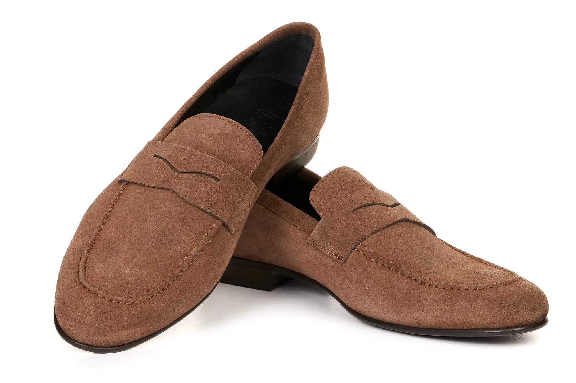 The Edward Penny Loafer - Light Brown Suede