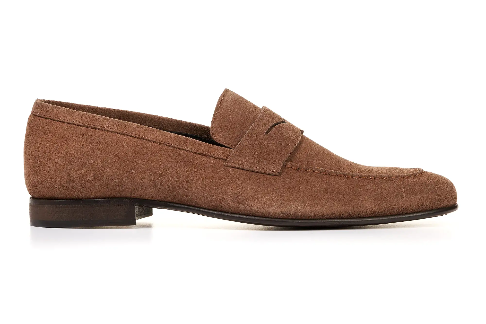 The Edward Penny Loafer - Light Brown Suede