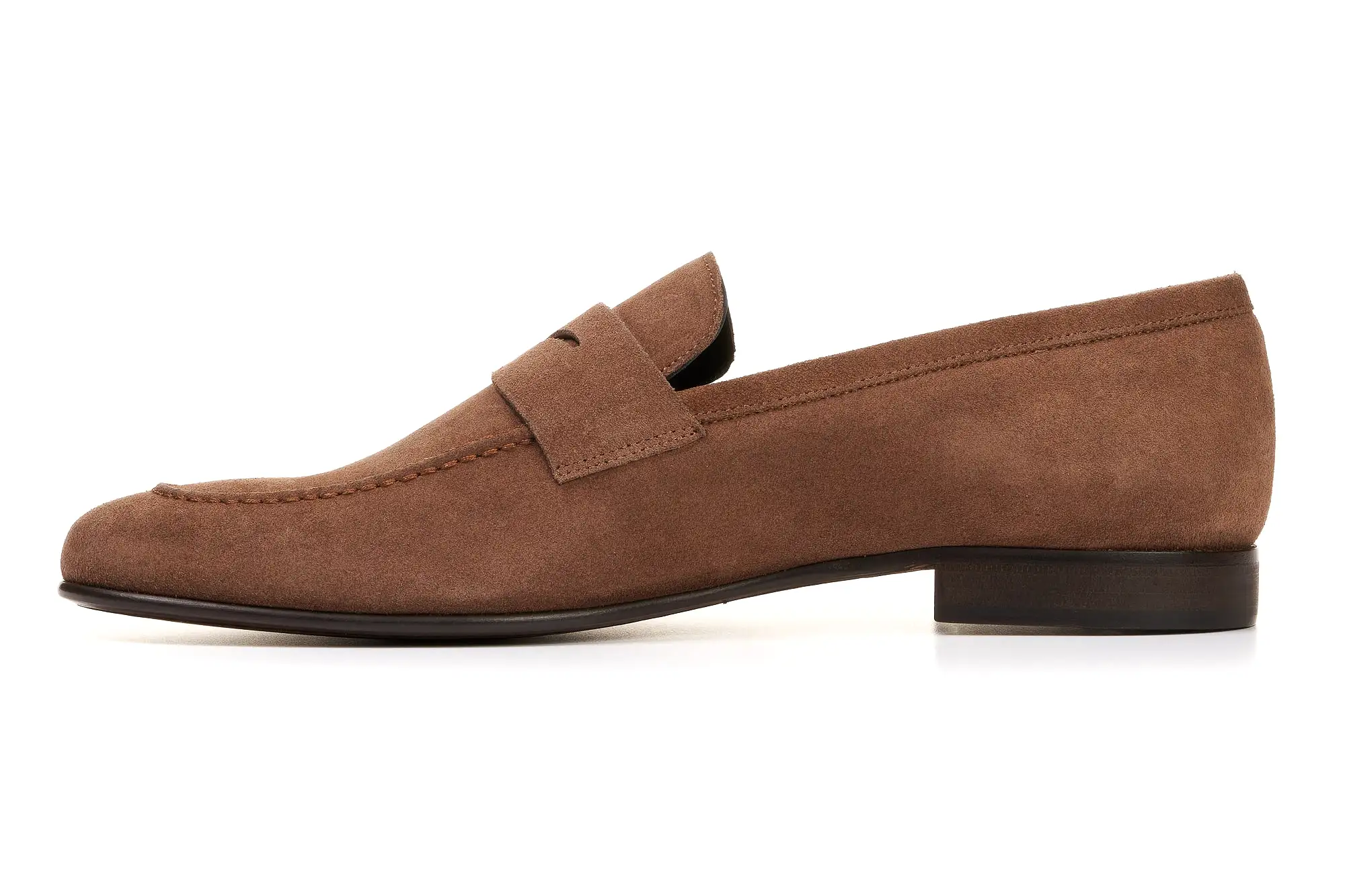 The Edward Penny Loafer - Light Brown Suede