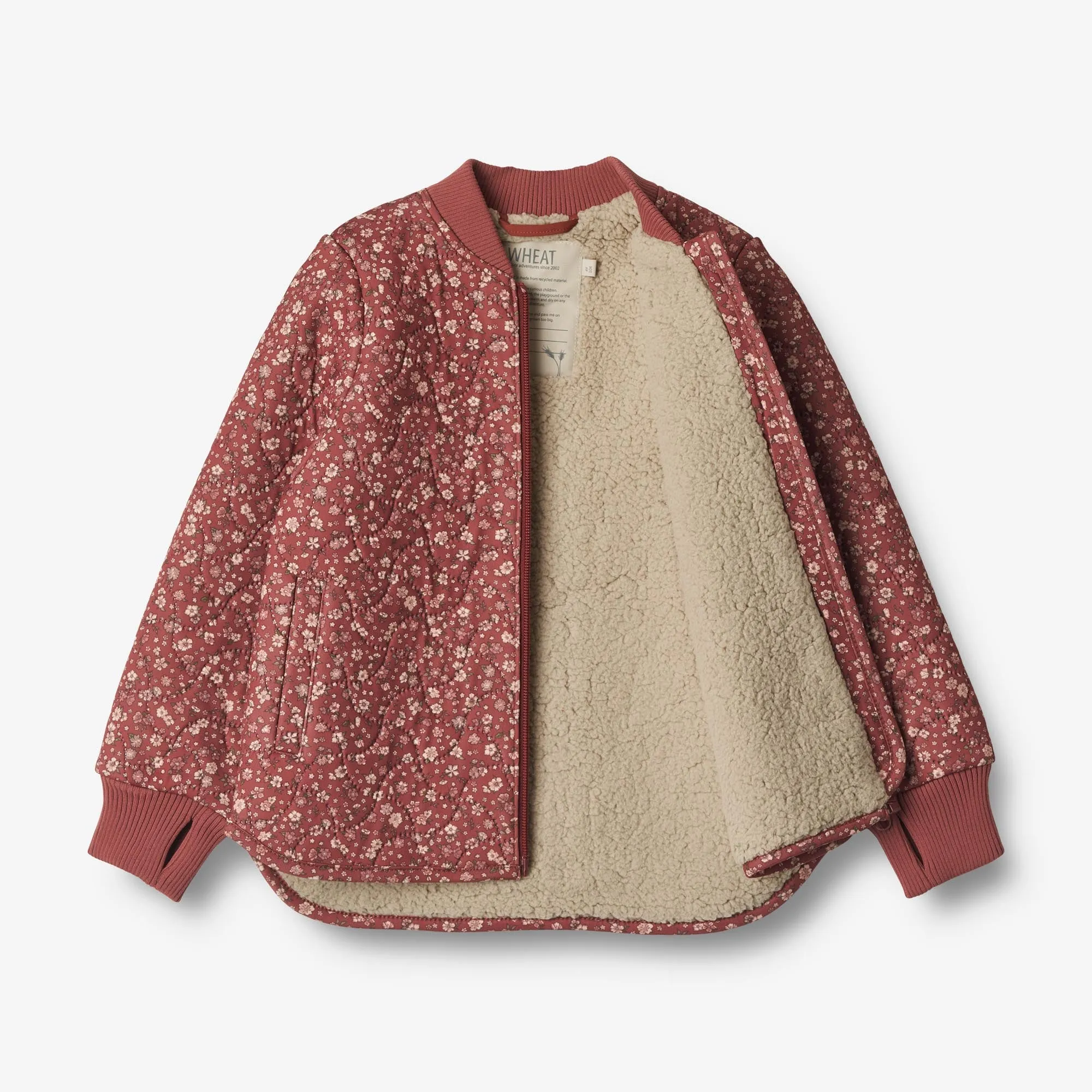 Thermo Jacket Benni - red flowers