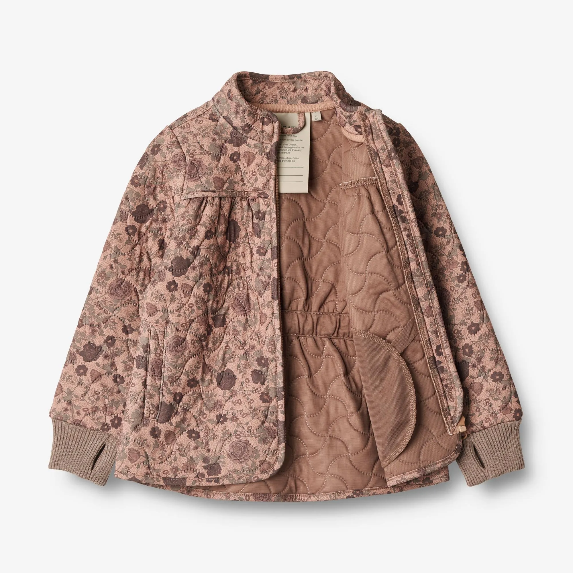 Thermo Jacket Thilde - rose dawn flowers