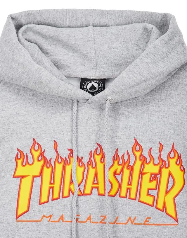 THRASHER  |Unisex Cotton Logo Skater Style Hoodies