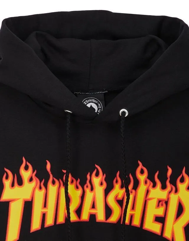 THRASHER  |Unisex Cotton Logo Skater Style Hoodies