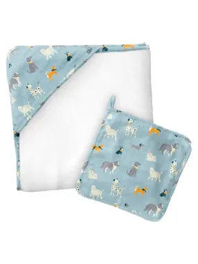 Towel/Washcloth Set - Dog