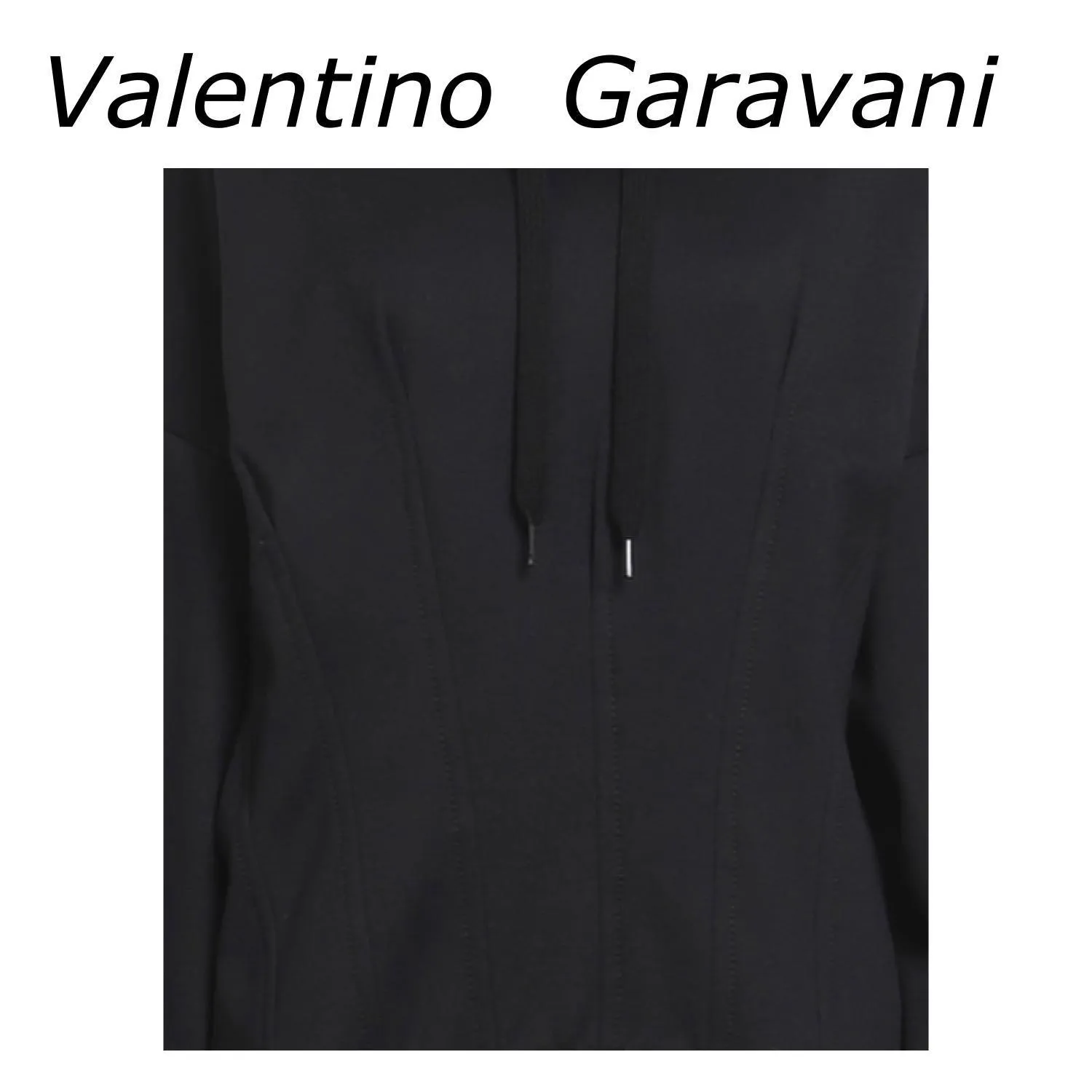 VALENTINO  |Nylon Long Sleeves Plain Hoodies & Sweatshirts