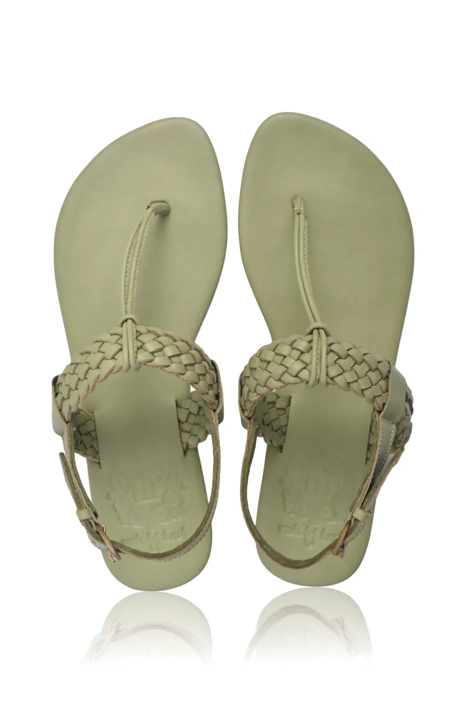 Venetian T-strap Leather Sandals