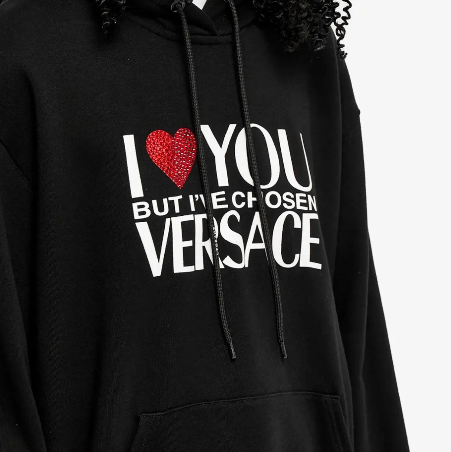 VERSACE  |Cotton Logo Hoodies & Sweatshirts