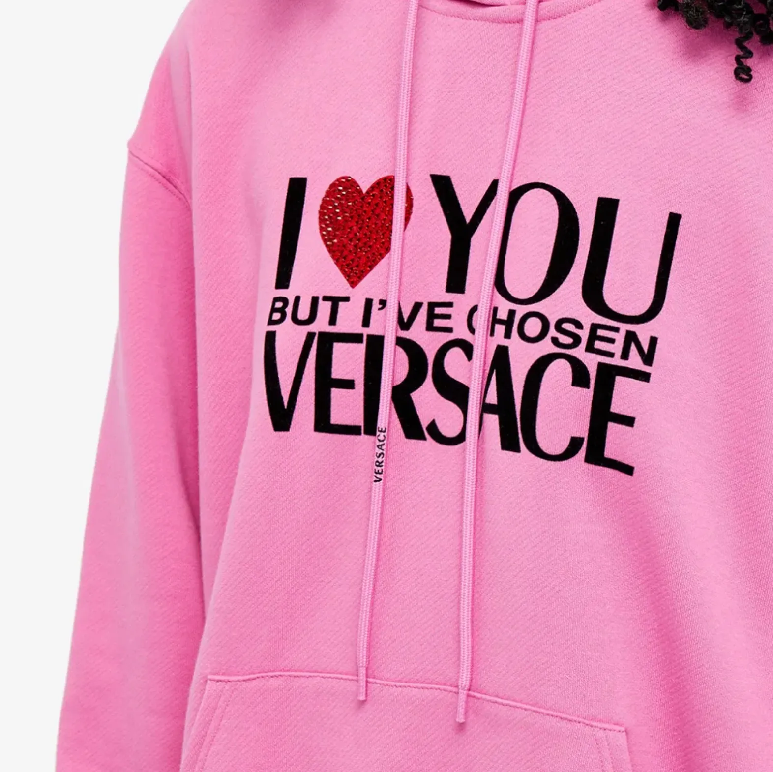 VERSACE  |Cotton Logo Hoodies & Sweatshirts