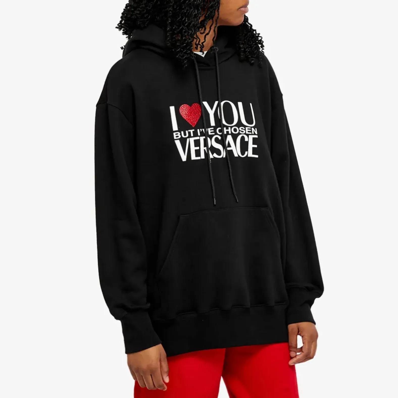 VERSACE  |Cotton Logo Hoodies & Sweatshirts