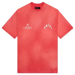 Vintage Collegiate Tee - Red