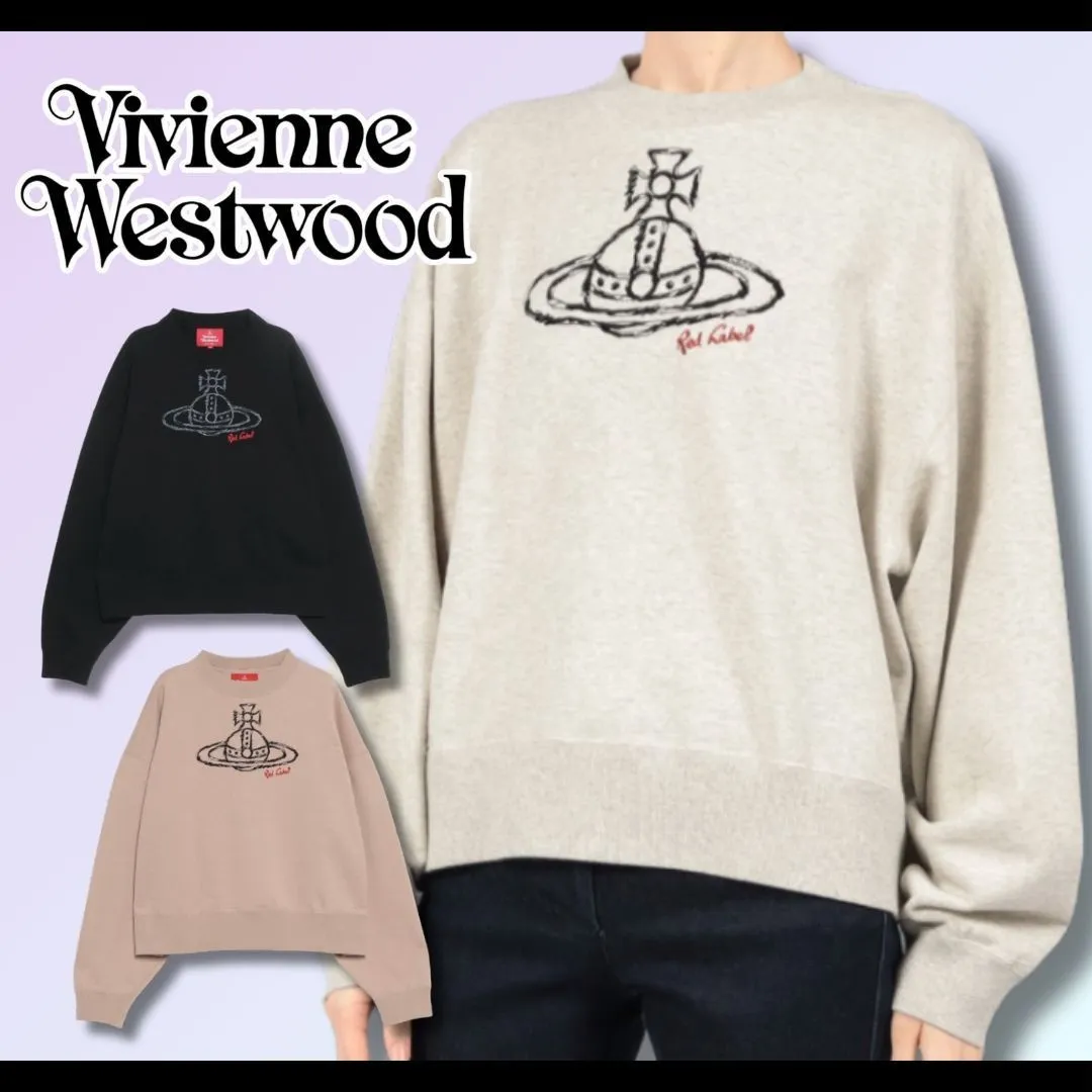 Vivienne Westwood  |Unisex Logo Hoodies & Sweatshirts