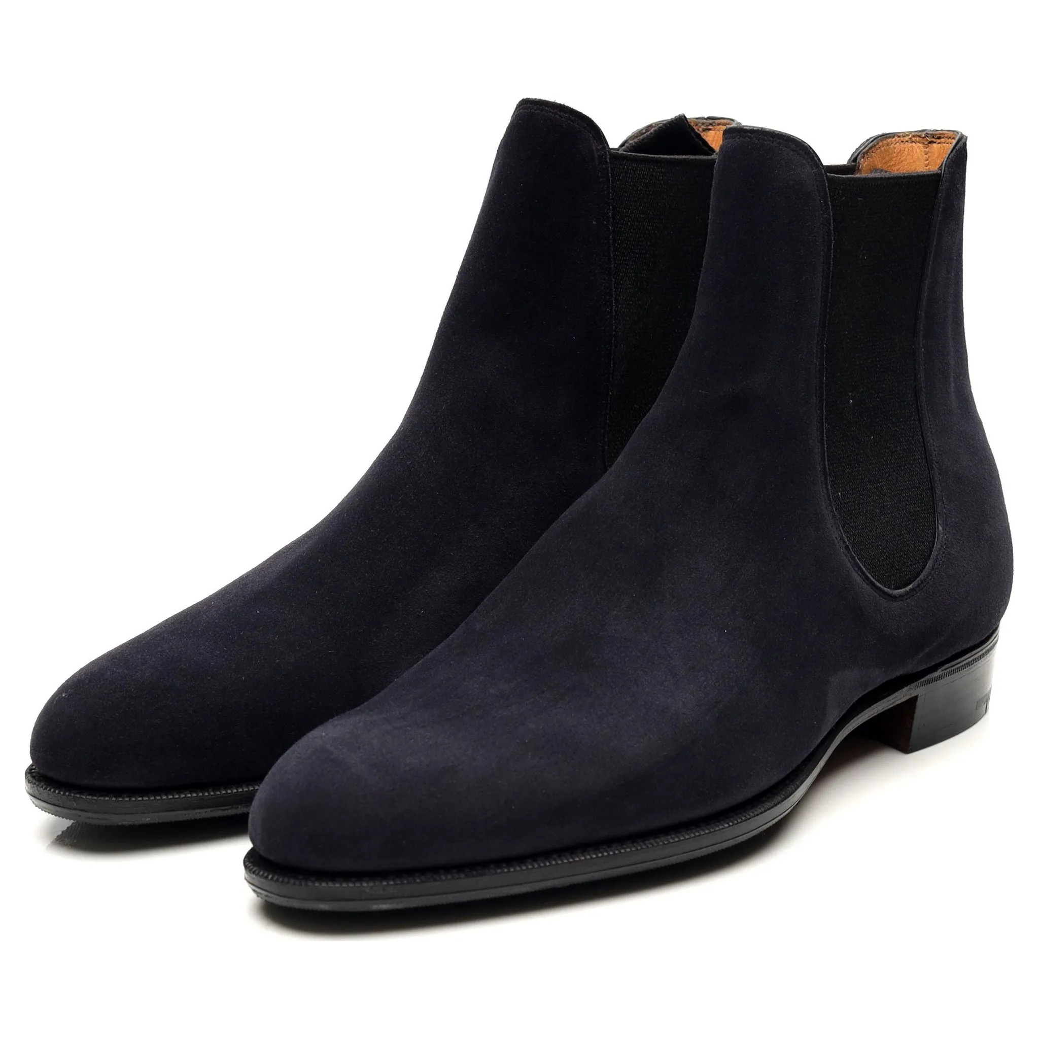 Women's 'Maddison' Navy Blue Suede Chelsea Boots UK 5.5 E