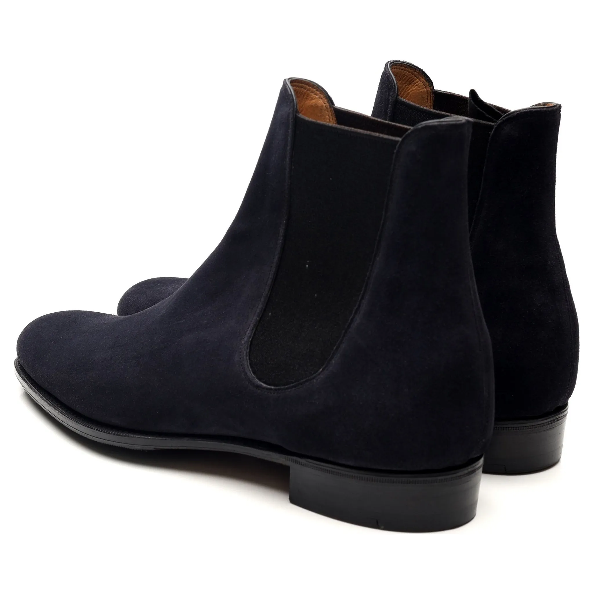 Women's 'Maddison' Navy Blue Suede Chelsea Boots UK 5.5 E