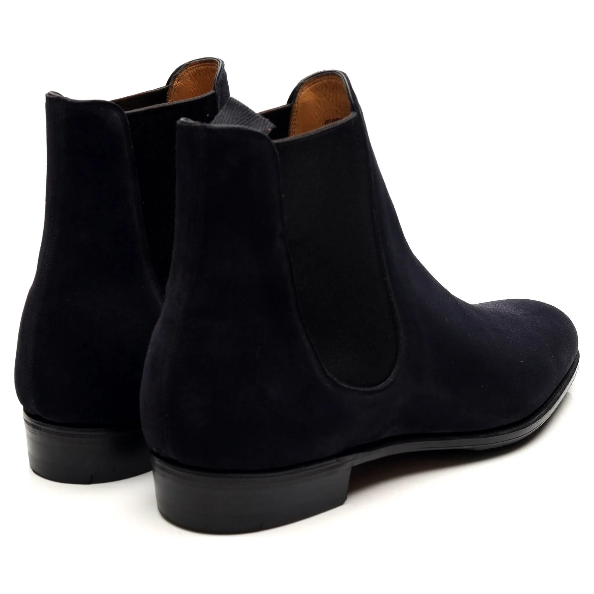 Women's 'Maddison' Navy Blue Suede Chelsea Boots UK 5.5 E