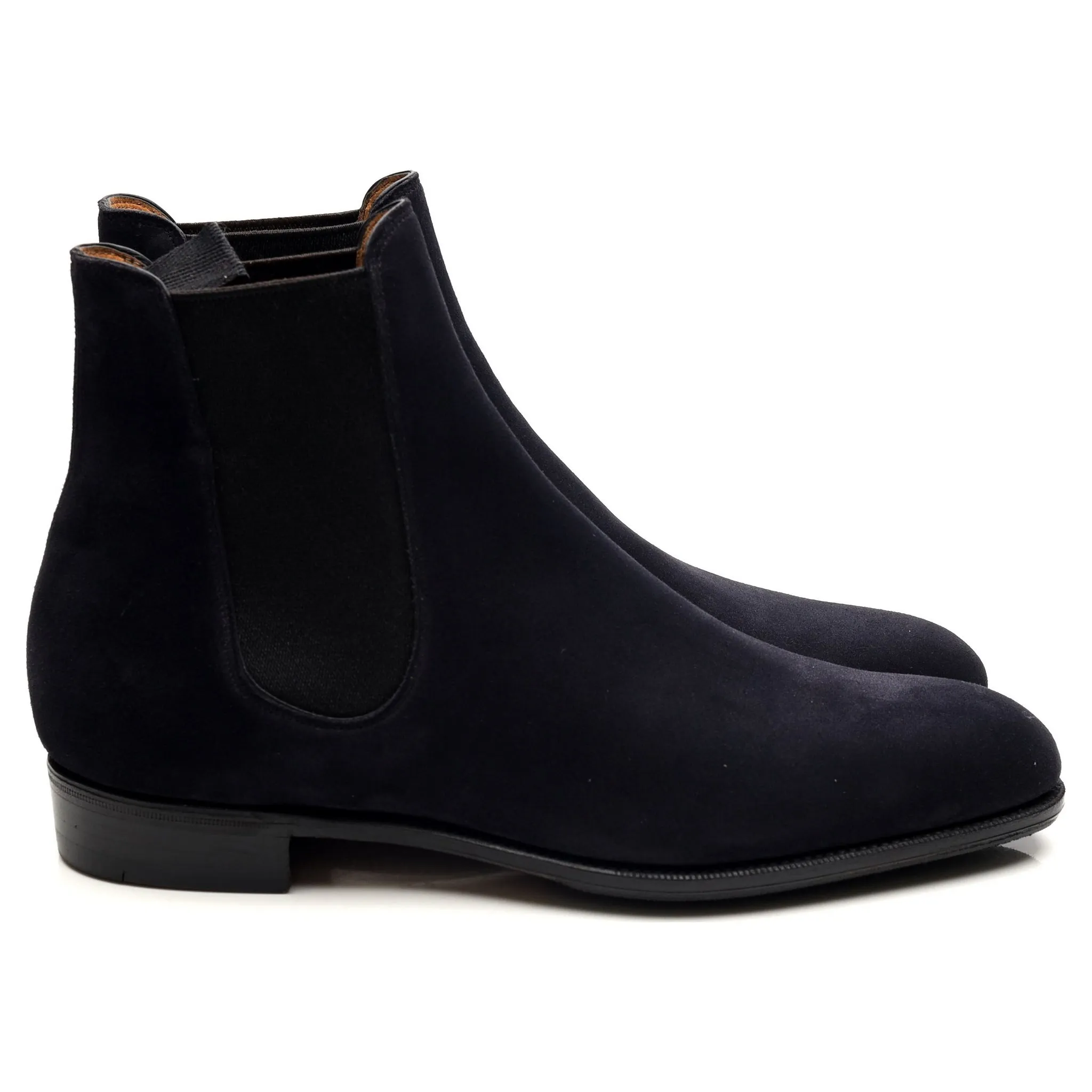 Women's 'Maddison' Navy Blue Suede Chelsea Boots UK 5.5 E