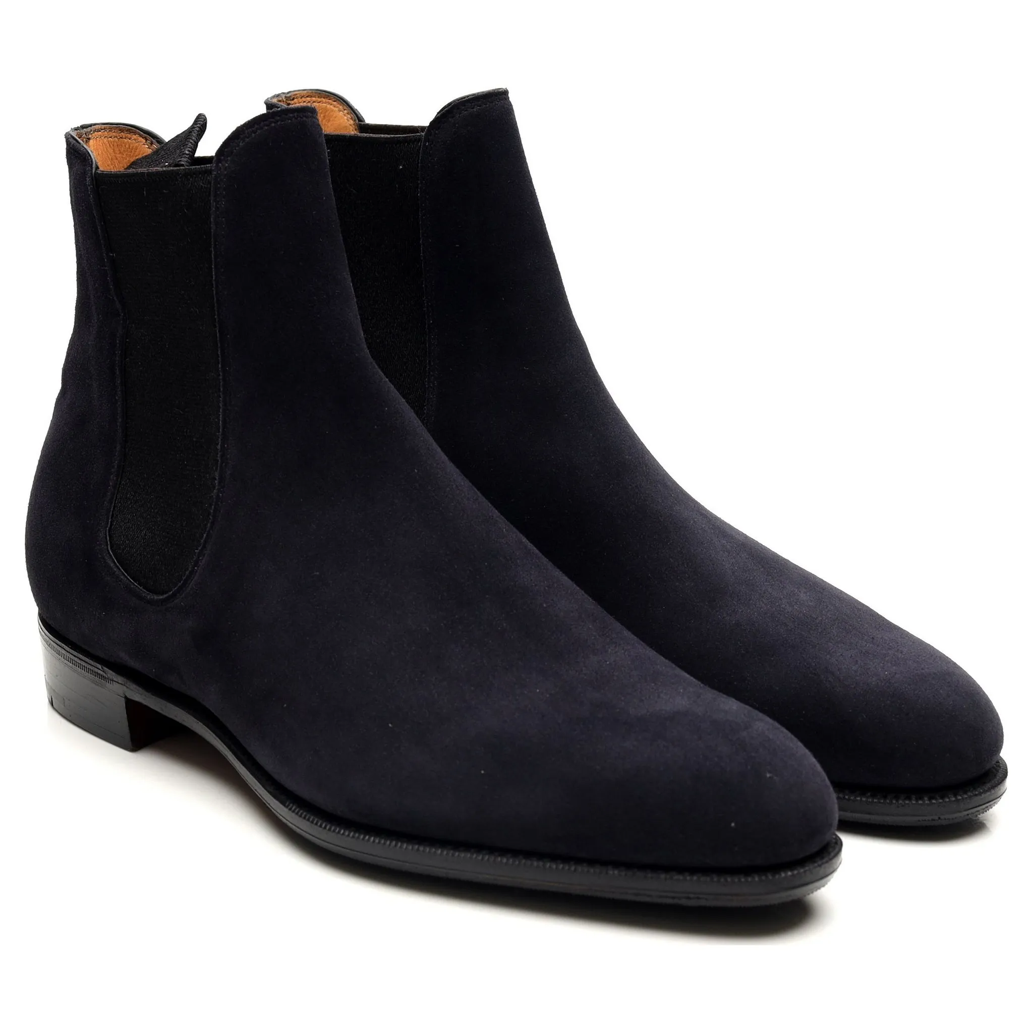 Women's 'Maddison' Navy Blue Suede Chelsea Boots UK 5.5 E