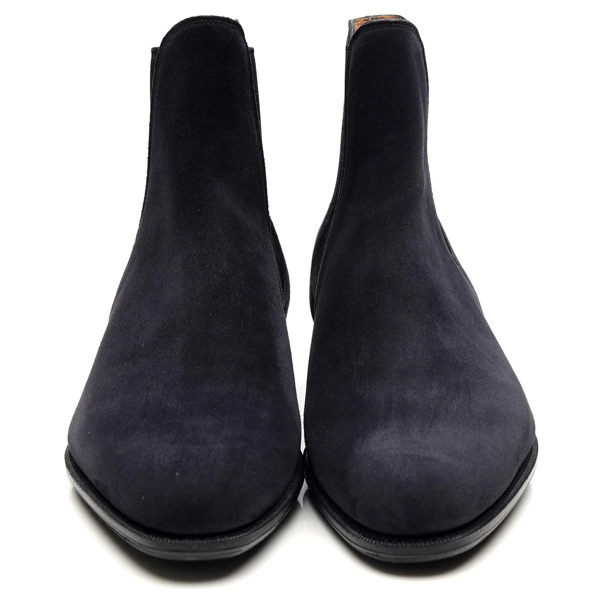 Women's 'Maddison' Navy Blue Suede Chelsea Boots UK 5.5 E