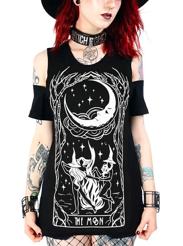 Women's Witches Chant Cold Shoulder Tee