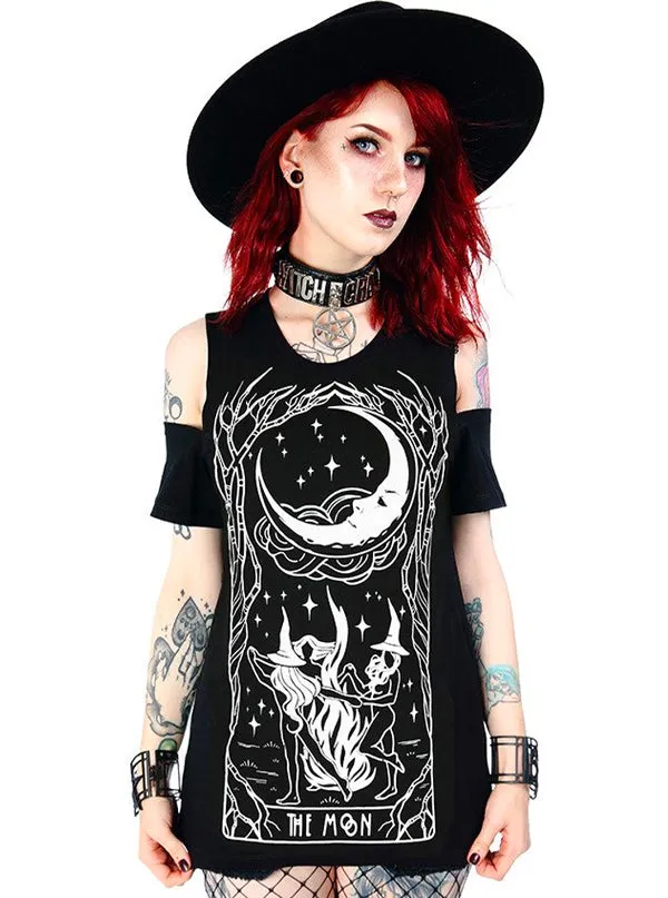 Women's Witches Chant Cold Shoulder Tee