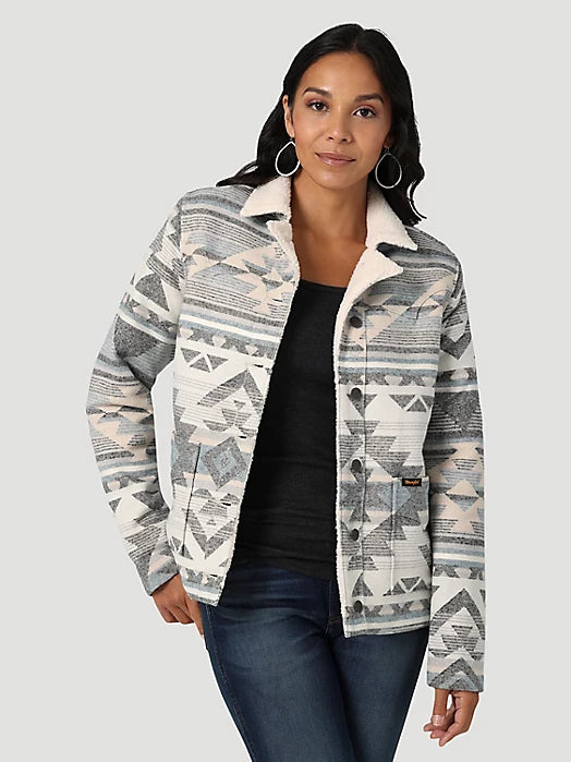 Women's Wrangler Retro Sherpa Aztec Jacket