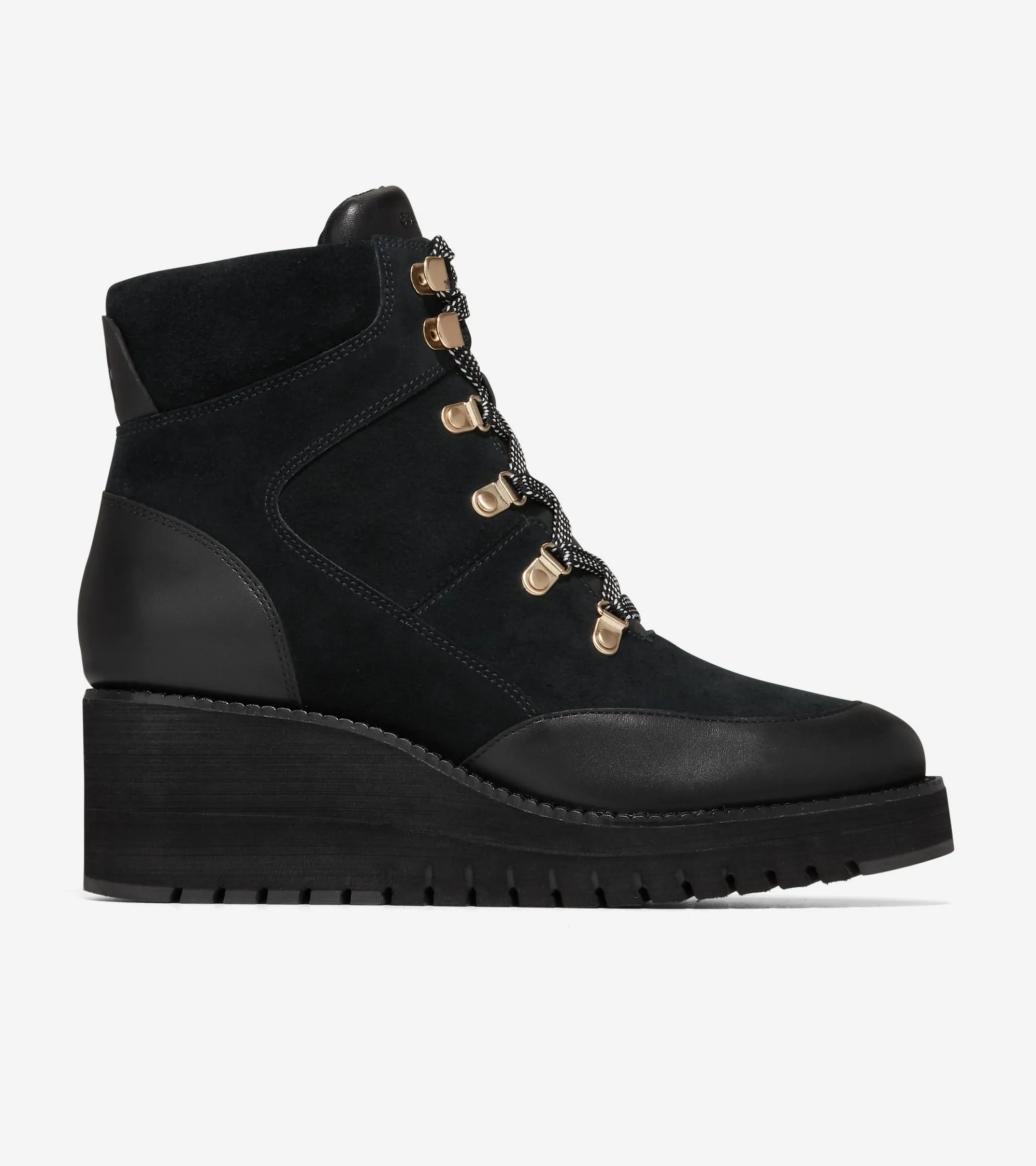 Women's ZERGRAND City Wedge Hiker Boots