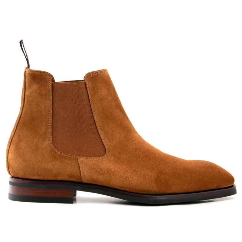 Yanko Chelsea boot light brown suede