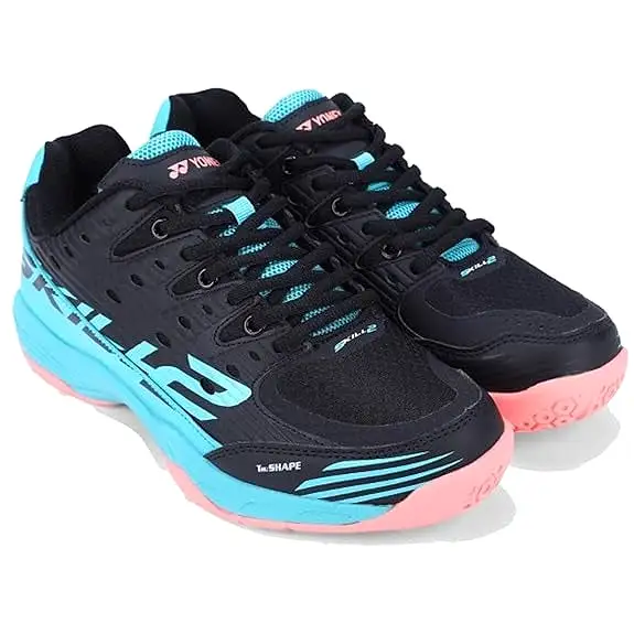 Yonex Tour Skill 2 Badminton Shoe - Black/Ceramic/Nasturtium