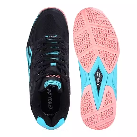 Yonex Tour Skill 2 Badminton Shoe - Black/Ceramic/Nasturtium