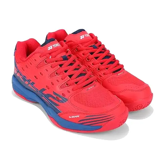 Yonex Tour Skill 2 Badminton Shoe - Poppy Red/Cobalt